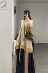 Mutedance 24 Spring/Summer Layered Dress MD-MD24SS82-KHAKI khaki PM136